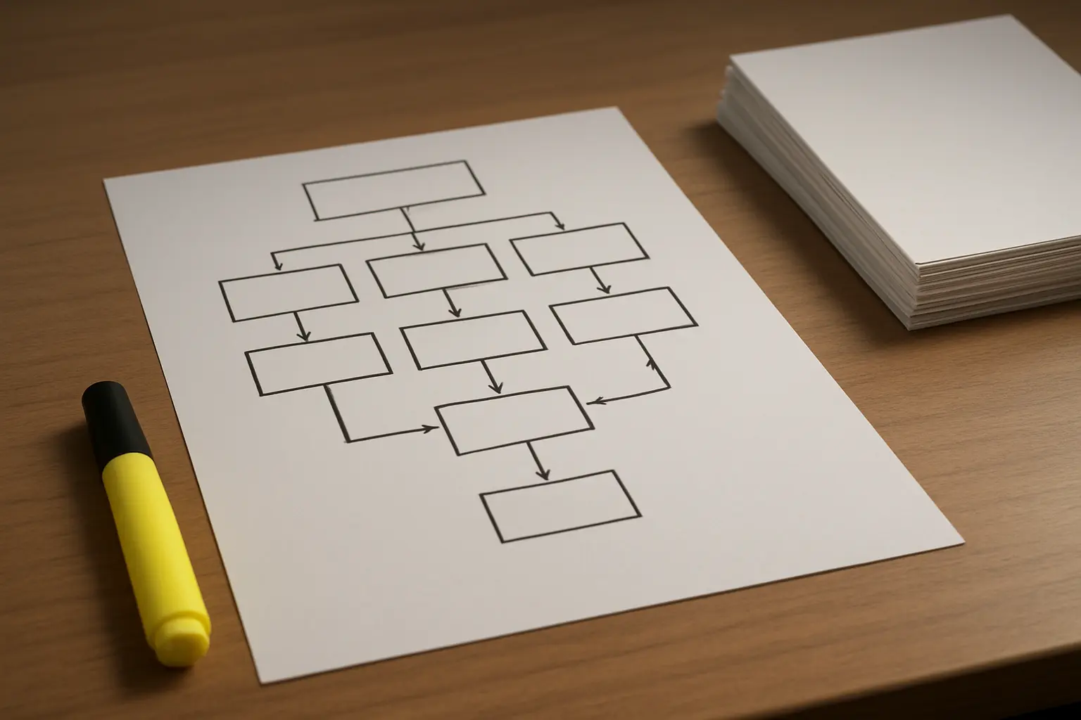 A screening flow diagram used to record studies included in a systematic review