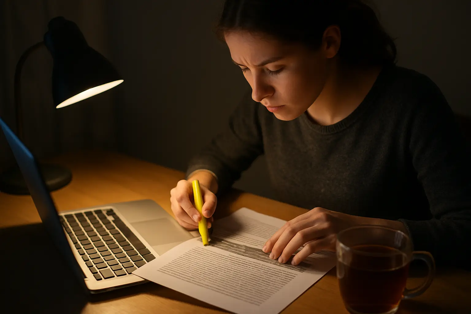 A final consistency pass through a dissertation draft checking that each chapter holds one tense