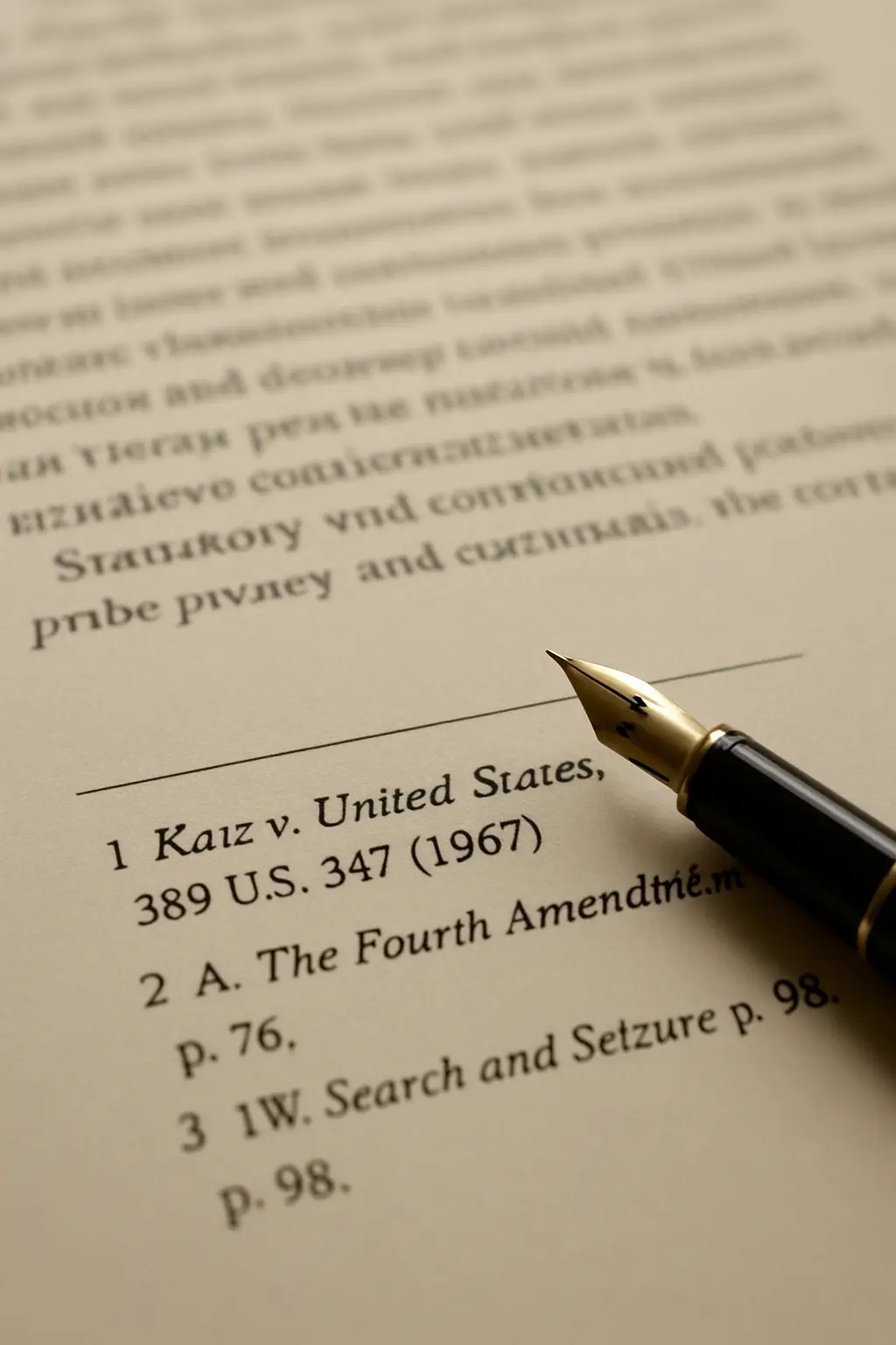 Footnotes at the bottom of a printed law dissertation page