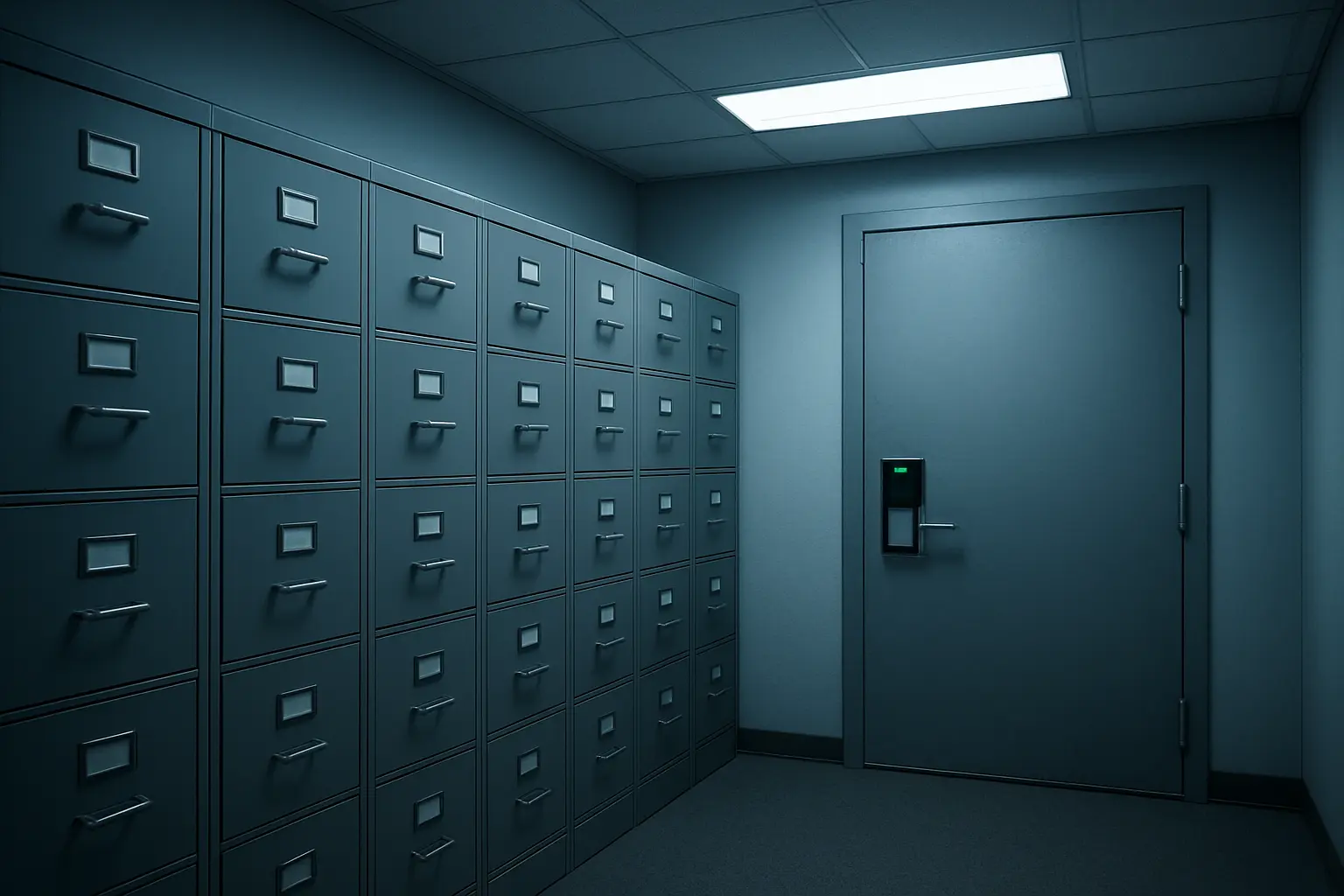 Locked archive symbolising controlled-access research data