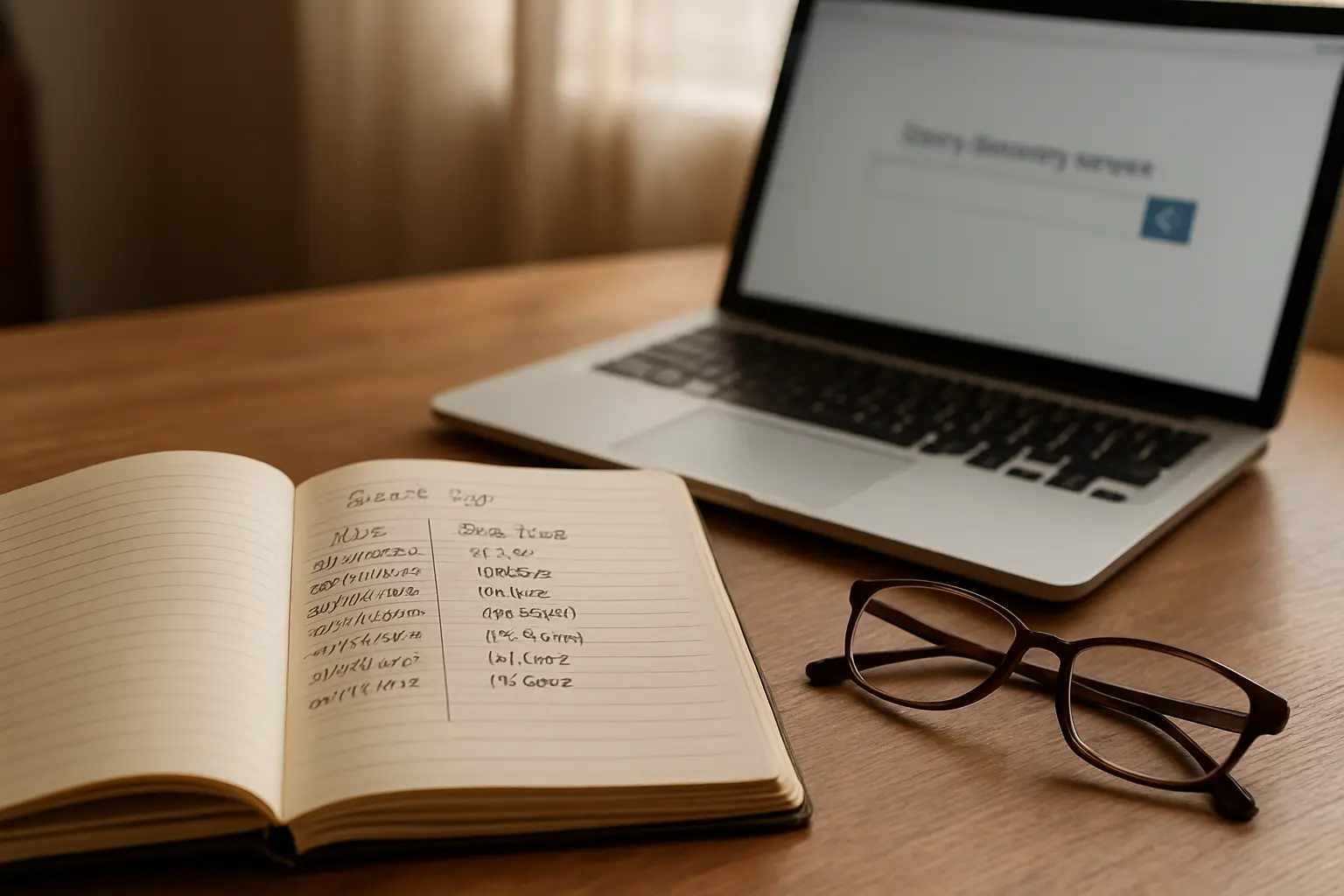 A search log tracking databases, dates and results for a social work dissertation literature review