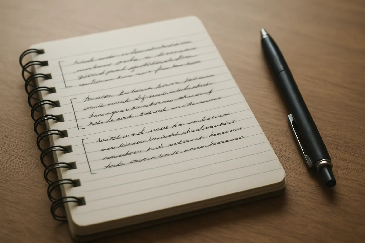 A three-sentence research gap statement drafted and labelled in the margin