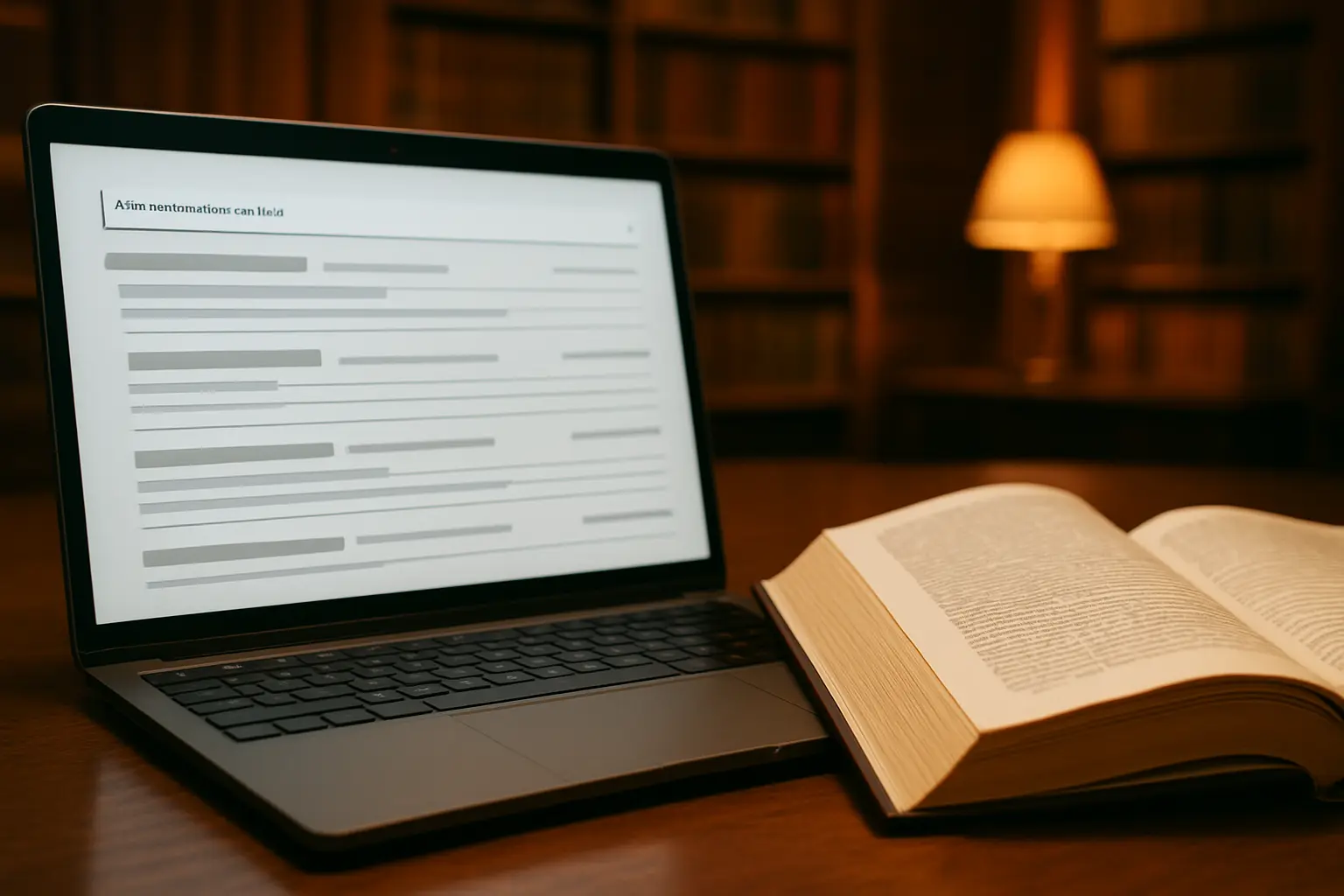 A law student checking an AI-suggested case citation against a primary legal database