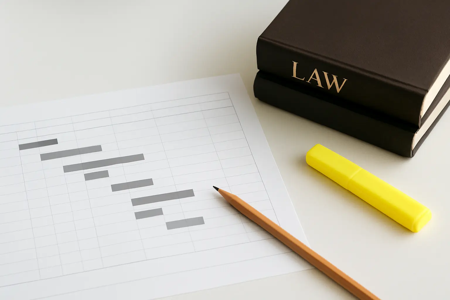 A chapter outline and timetable mapped against sub-questions for a law dissertation proposal
