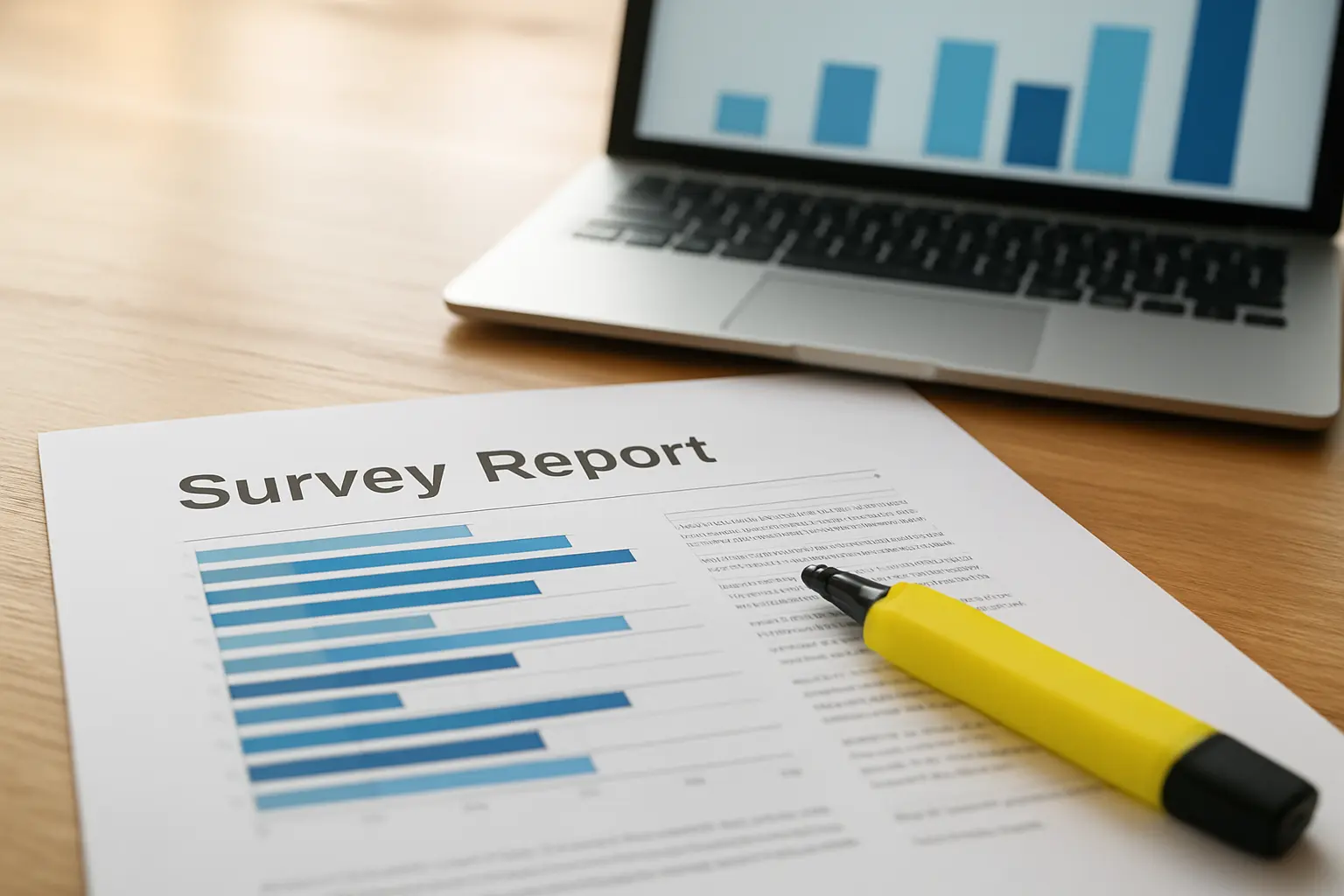 A table of UK cybersecurity breach survey statistics used for a dissertation topic