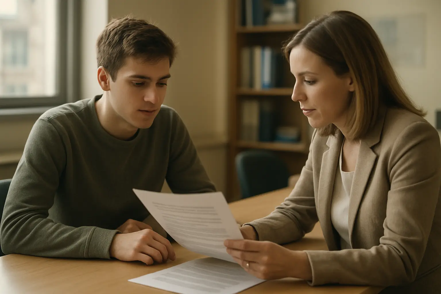 Discussing with a supervisor which boundaries a dissertation should set