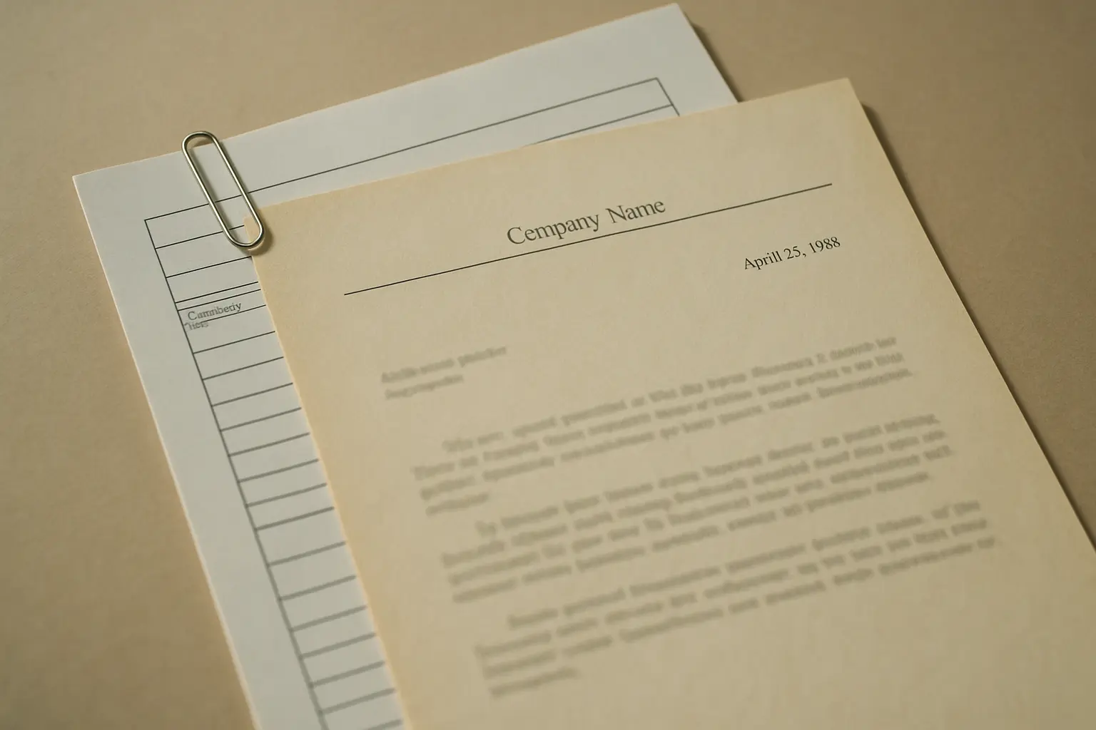 Independent dated third-party evidence attached to a request for additional consideration