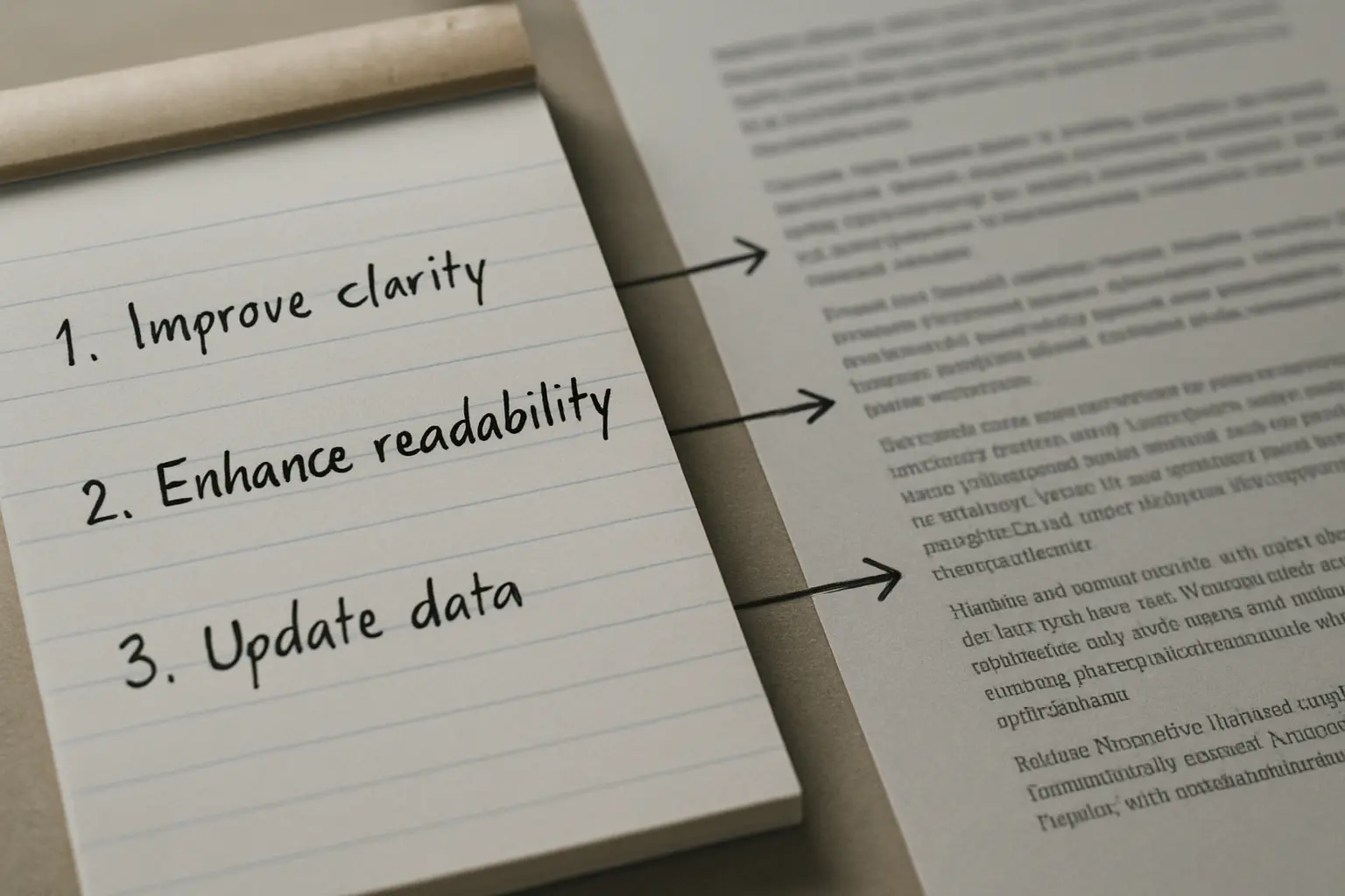 Each recommendation traced back to the specific finding it follows from