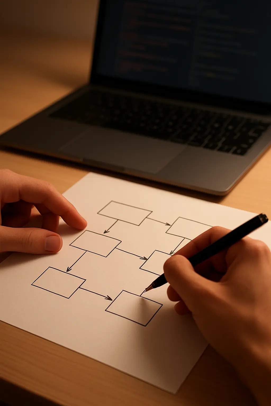 Sketching design decisions before implementation in a computer science dissertation